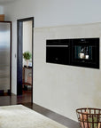 Wolf - M Series Contemporary Black Glass Convection Steam Oven - Carvers Interiors - Wolf