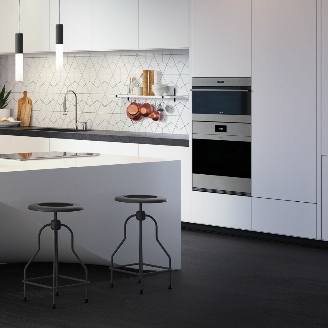 Wolf - M Series Contemporary Stainless Convection Steam Oven - 759mm - Carvers Interiors - Wolf
