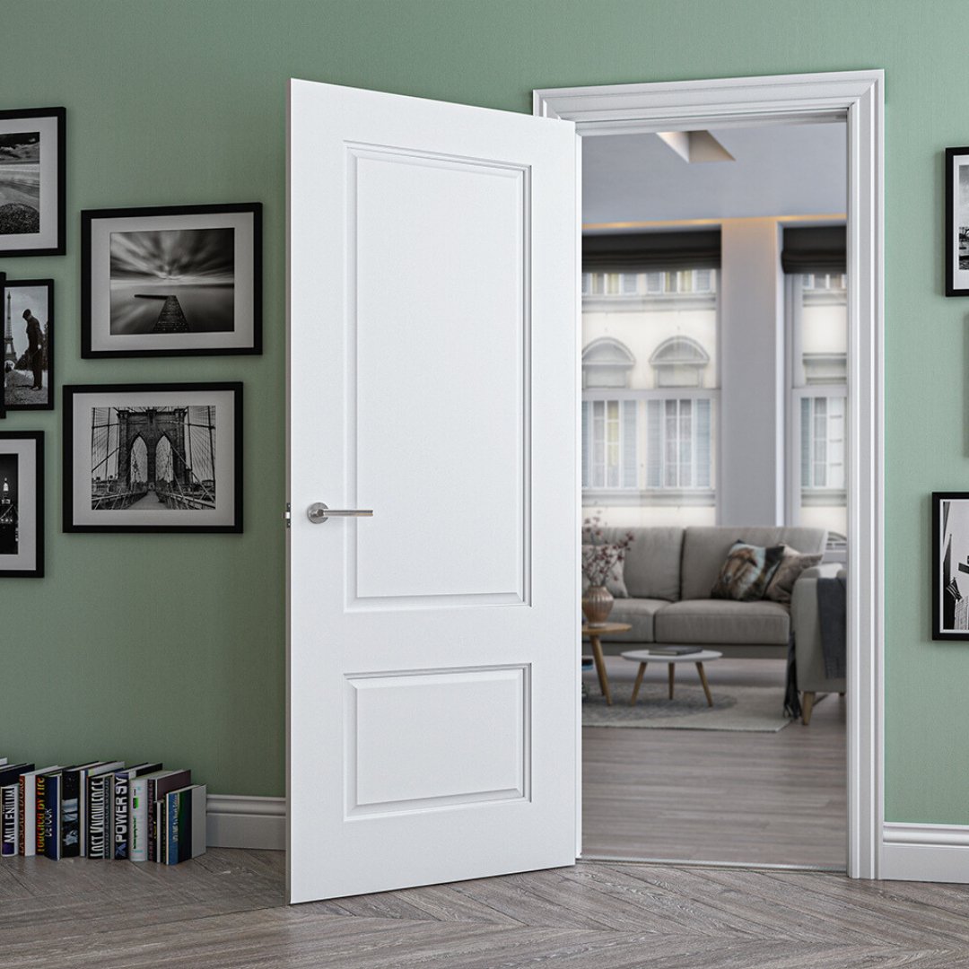 Madison White Primed - Fire Door 30 - Interior Door - Carvers Interiors - Carvers Interiors