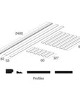 Wall Panel Kit: MDF (WPKT6) - Carvers Interiors - Cheshire Mouldings