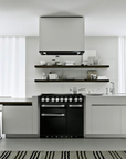 Mercury 1200 Range Cooker with Induction Hob - Ash Black - Carvers Interiors - Carvers Interior