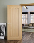 Norwich Unfinished Oak Interior Door - Carvers Interiors - Carvers Interiors