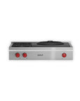 Wolf - Sealed Burner Range - Top, 4 Burner & Wok - Carvers Interiors - Wolf