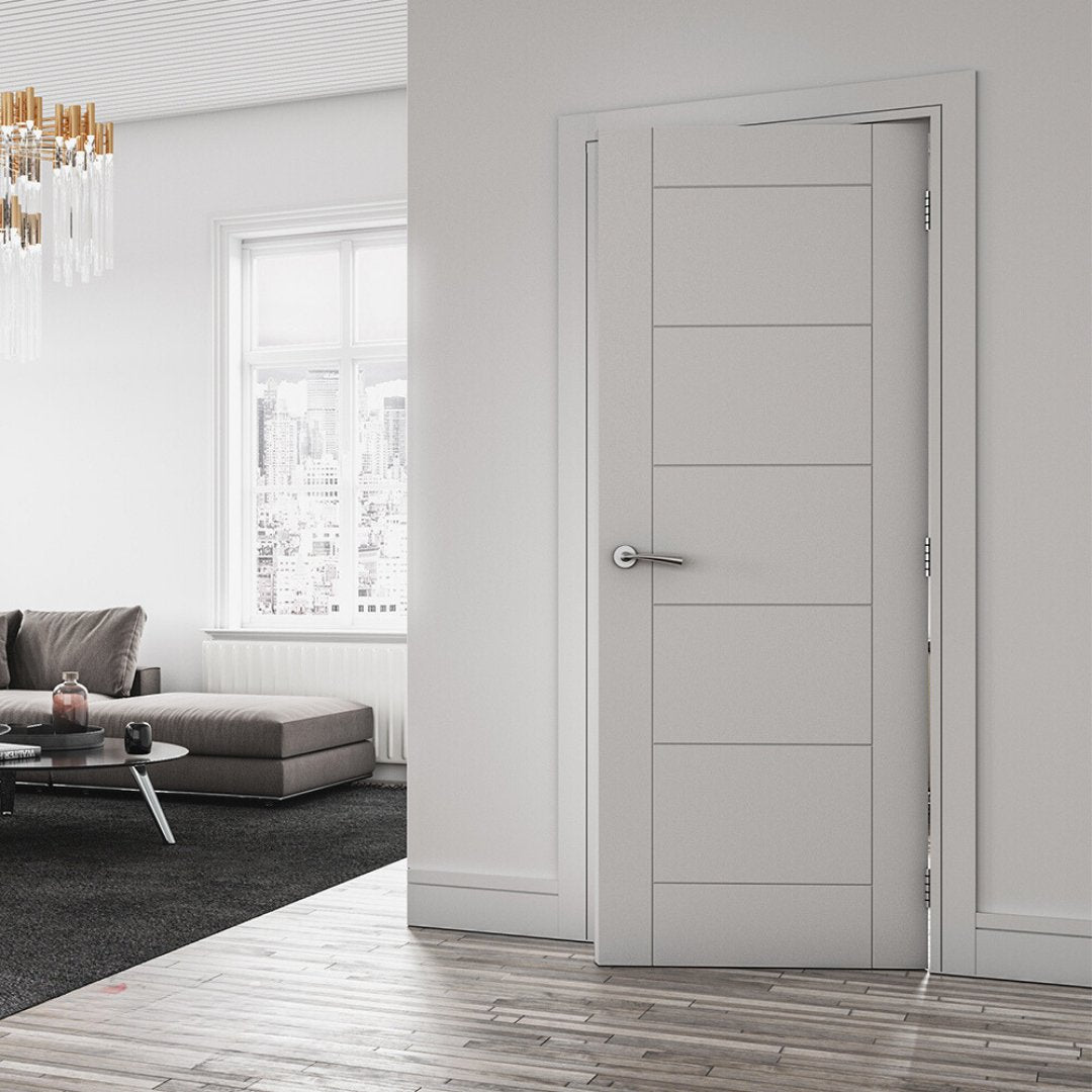 Seville White Primed - Fire Door 30 - Interior Door - Carvers Interiors - Carvers Interiors