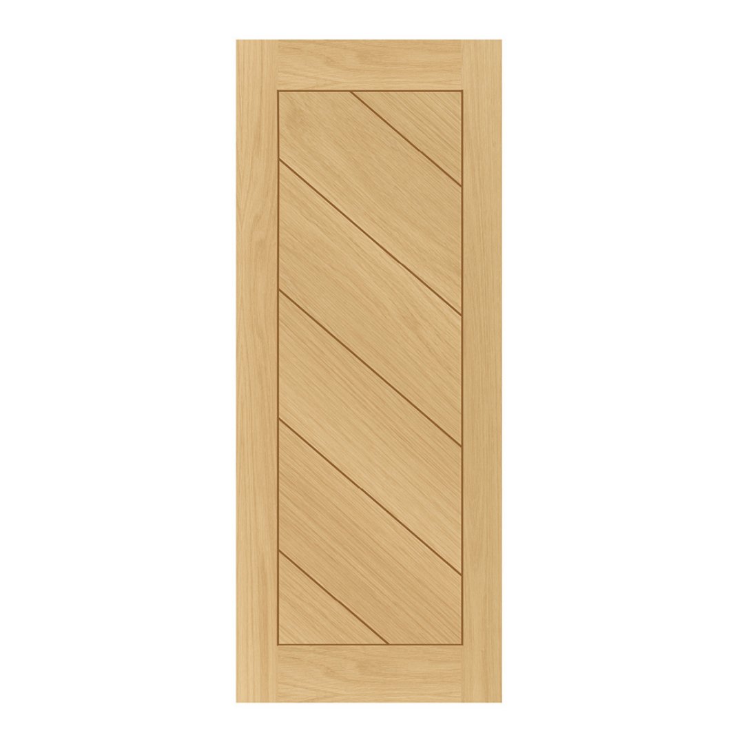 Torino Prefinished Oak Interior Door - Carvers Interiors - Carvers Interiors