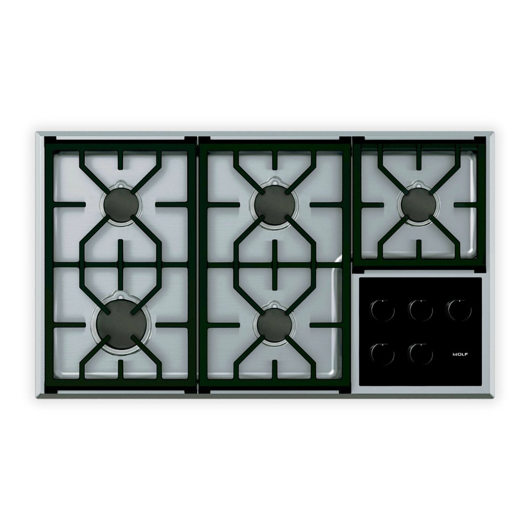 Wolf - Transitional Gas Cooktop - 914mm - Carvers Interiors - Wolf