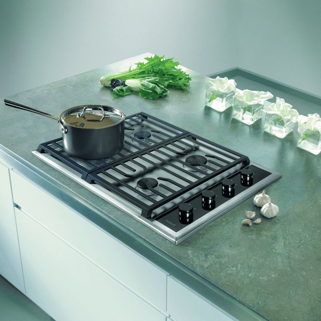 Wolf - Transitional Gas Cooktop - 762mm - Carvers Interiors - Wolf