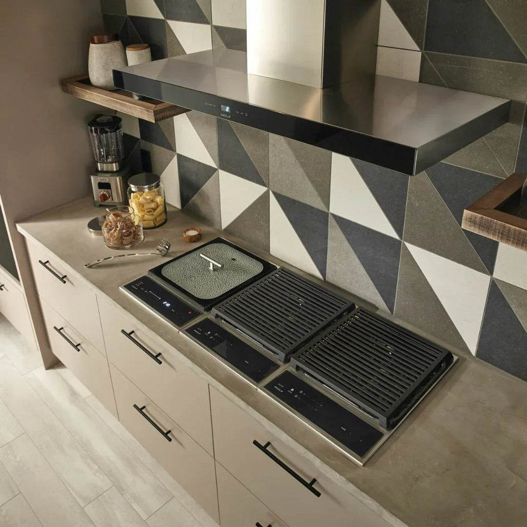 Wolf Hot Plate Module Wolf - Transitional Steamer Module - Integrated Cooktops - Carvers ...