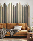 Loose Wall Slats - Walnut - Carvers Interiors - Cheshire Mouldings