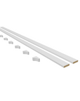 Wall Panel Kit: White Primed Picture Rail Shelf Kit (WPKT10) - Carvers Interiors - Cheshire Mouldings