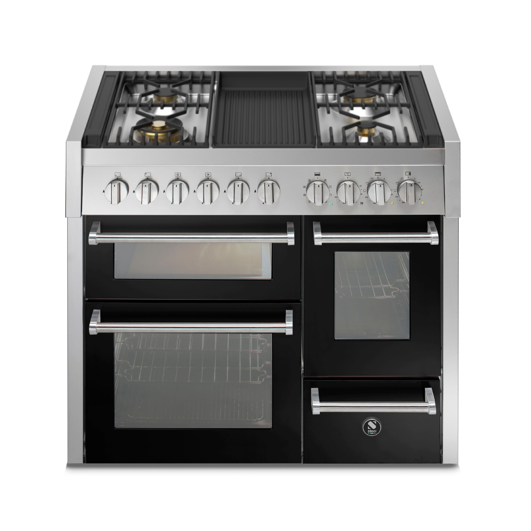 STEEL Cucine Genesi 100 cm - Triple Ovens - Carvers Interiors - Carvers Interior