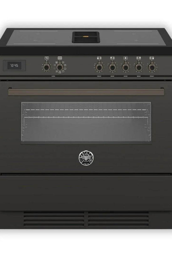 Bertazzoni Air-Tec 90cm Induction Top and Integrated Hood - Carvers Interiors - Cookers and Bathroom Showroom Wolverhampton