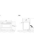 Bertazzoni Air - Tec 90cm Induction Top and Integrated Hood - Carvers Interiors - Bertazzoni