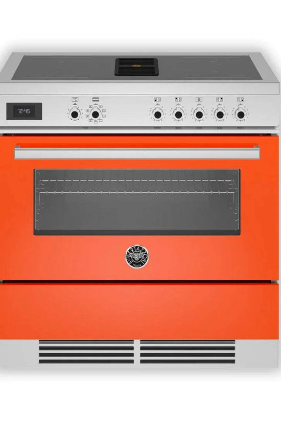 Bertazzoni Air-Tec 90cm Induction Top and Integrated Hood - Carvers Interiors - Cookers and Bathroom Showroom Wolverhampton