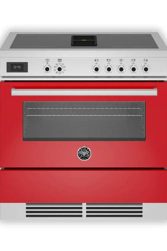 Bertazzoni Air-Tec 90cm Induction Top and Integrated Hood - Carvers Interiors - Cookers and Bathroom Showroom Wolverhampton