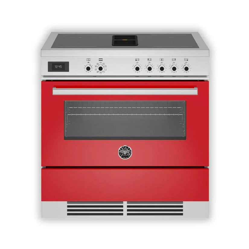 Bertazzoni Air-Tec 90cm Induction Top and Integrated Hood - Carvers Interiors - Cookers and Bathroom Showroom Wolverhampton