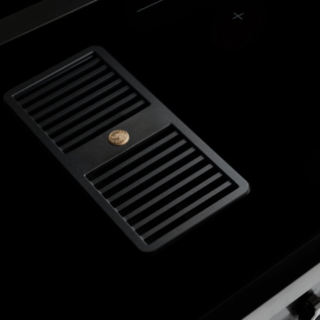 Bertazzoni Air - Tec 90cm Induction Top and Integrated Hood - Black - Carvers Interiors - Bertazzoni