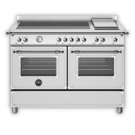 Bertazzoni Heritage Series 120cm Induction Twin Cooker - Carvers Interiors - Bertazzoni