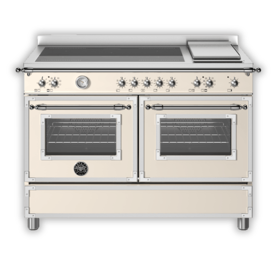 Bertazzoni Heritage Series 120cm Induction Twin Cooker - Carvers Interiors - Bertazzoni