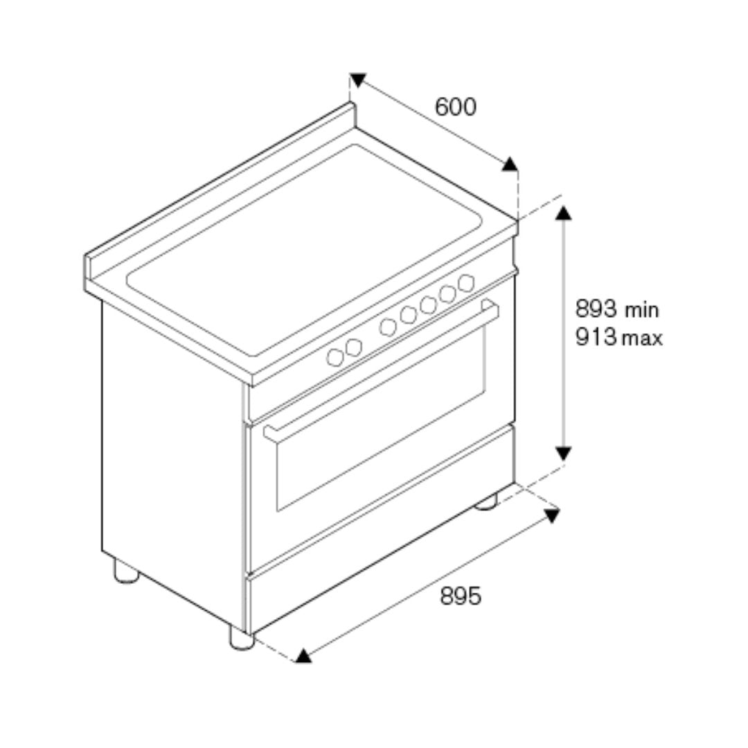 Bertazzoni Heritage Series 90cm DF Single Cooker - Carvers Interiors - Carvers Interior