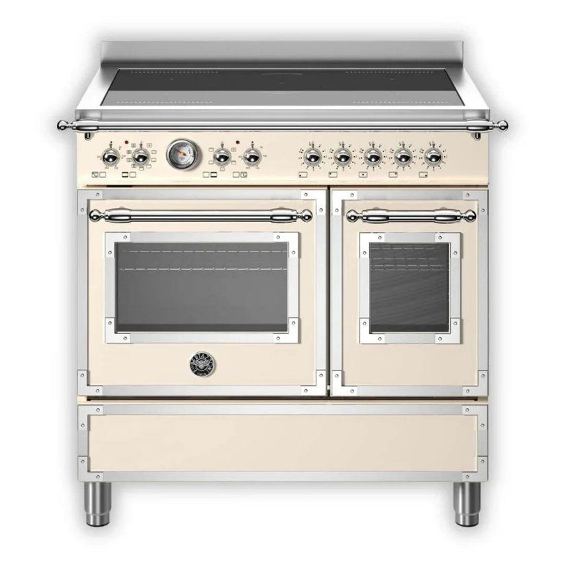 Bertazzoni Heritage Series 90cm Induction Twin Cooker - Carvers Interiors - Cookers and Bathroom Showroom Wolverhampton