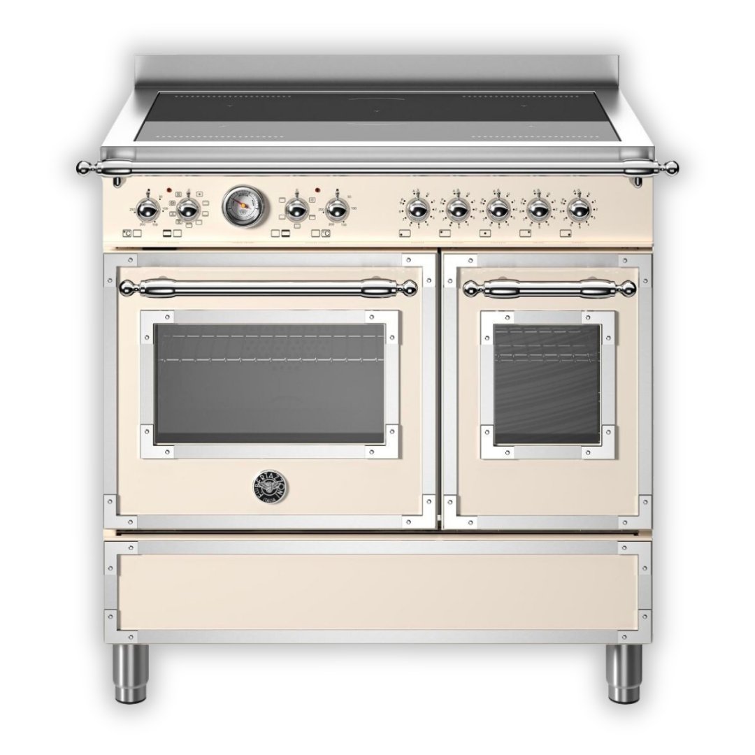 Bertazzoni Heritage Series 90cm Induction Twin Cooker - Carvers Interiors - Carvers Interior