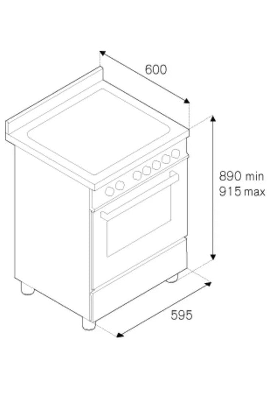 Bertazzoni Master 60cm Range Cooker Single Oven Dual Fuel - Carvers Interiors - Cookers and Bathroom Showroom Wolverhampton
