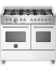 Bertazzoni Master Series 100cm DF Twin Cooker - Matt White - Carvers Interiors - Bertazzoni