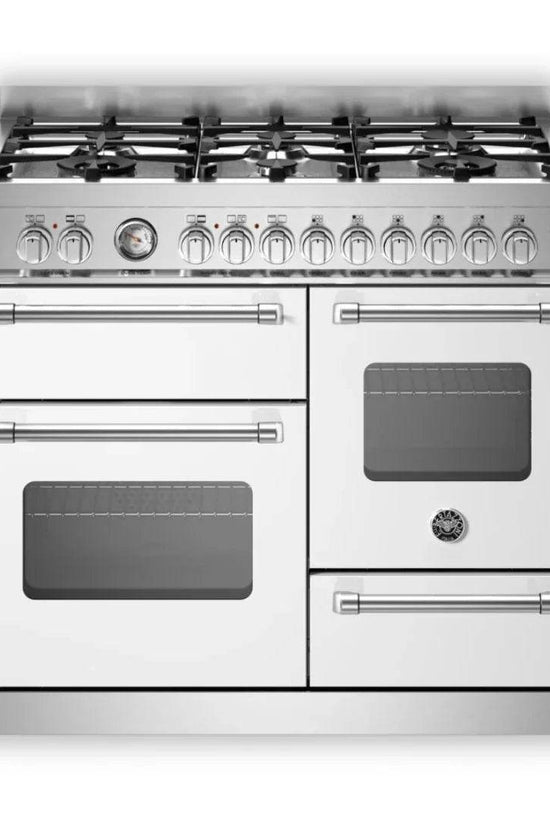 Bertazzoni Master Series 100cm DF XG Cooker - Matt White - Carvers Interiors - Cookers and Bathroom Showroom Wolverhampton