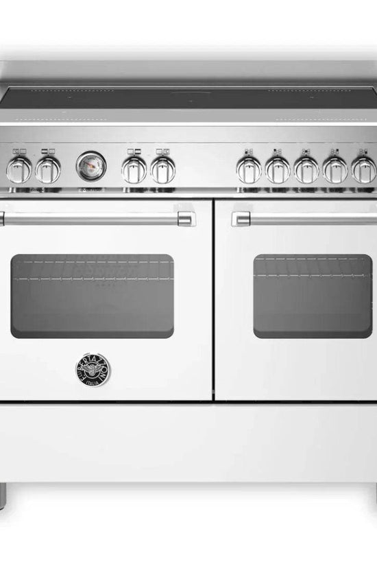 Bertazzoni Master Series 100cm Induction Twin Cooker - Matt White - Carvers Interiors - Cookers and Bathroom Showroom Wolverhampton
