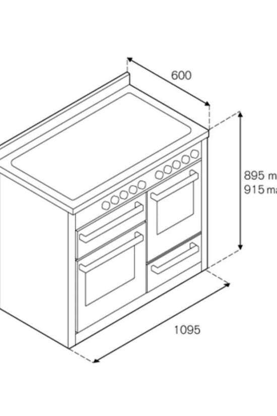 Bertazzoni Master Series 110cm DF XG Cooker - Carvers Interiors - Cookers and Bathroom Showroom Wolverhampton