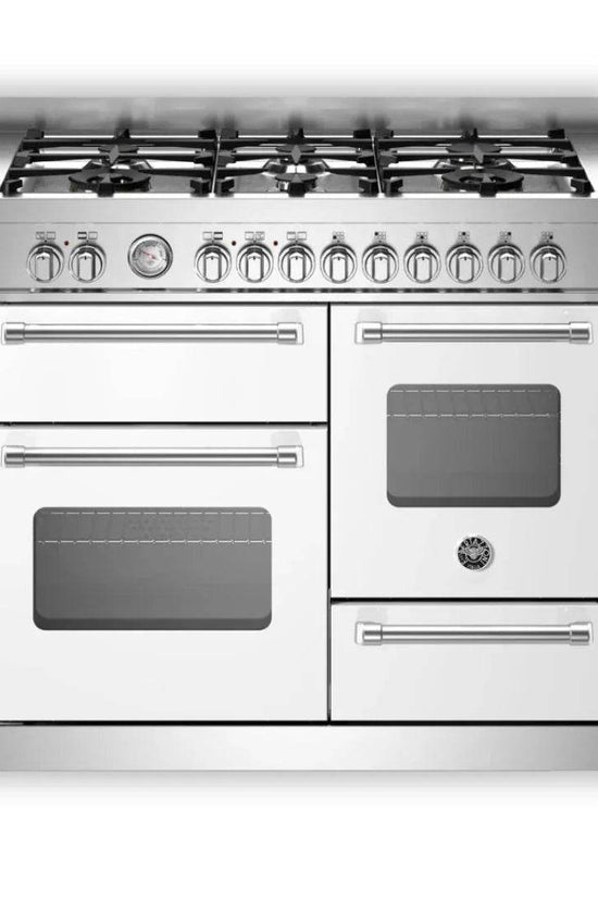 Bertazzoni Master Series 110cm DF XG Cooker - Matt White - Carvers Interiors - Cookers and Bathroom Showroom Wolverhampton