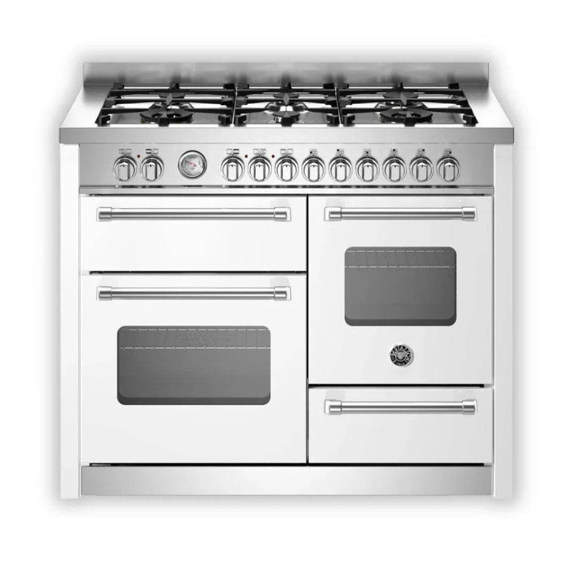 Bertazzoni Master Series 110cm DF XG Cooker - Matt White - Carvers Interiors - Cookers and Bathroom Showroom Wolverhampton