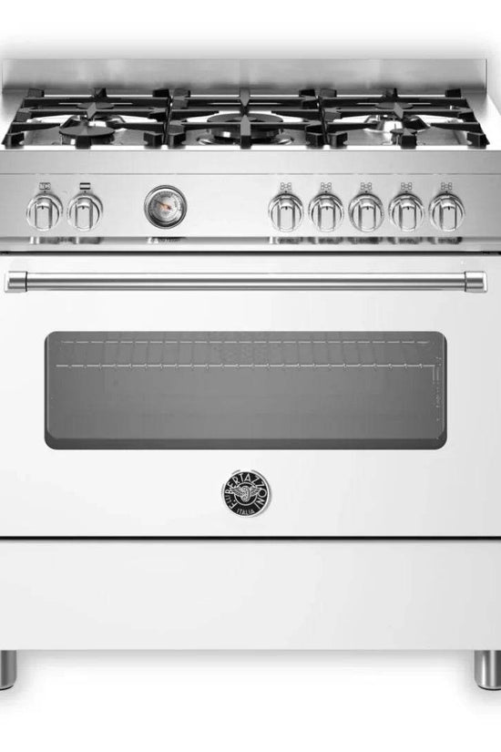 Bertazzoni Master Series 90cm DF Single Cooker - Matt White - Carvers Interiors - Cookers and Bathroom Showroom Wolverhampton