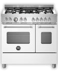 Bertazzoni Master Series 90cm DF Twin Cooker - Matt White - Carvers Interiors - Bertazzoni