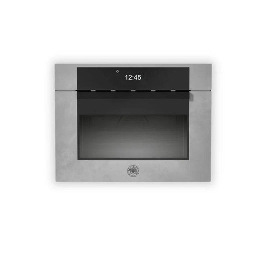 Ex-Display - Bertazzoni Modern - 60cm Combi-Microwave Oven - Zinc - Carvers Interiors - Cookers and Bathroom Showroom Wolverhampton