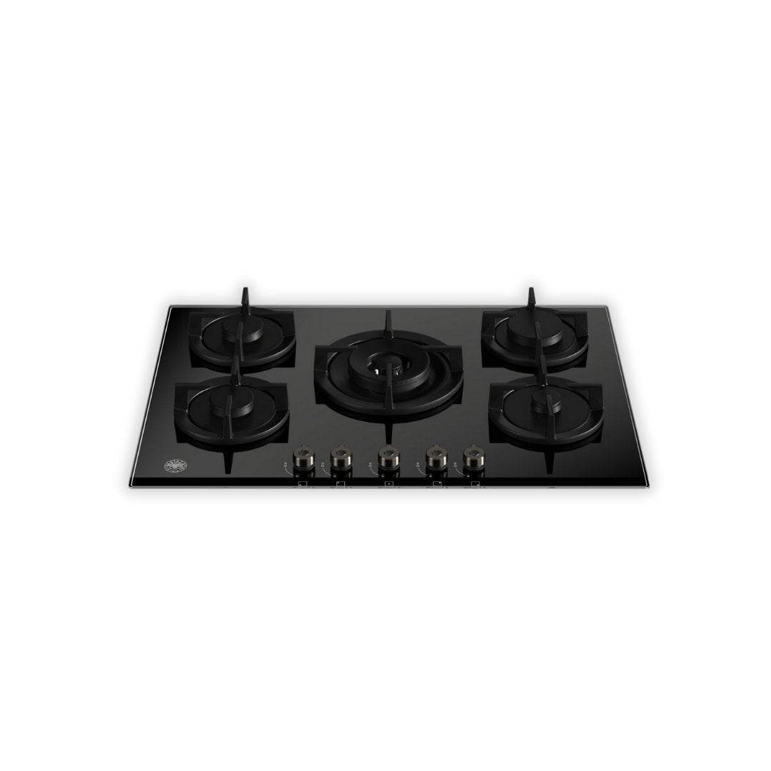 Bertazzoni - Professional - 75cm Gas on Glass Hob with Central Wok - Carvers Interiors - Bertazzoni