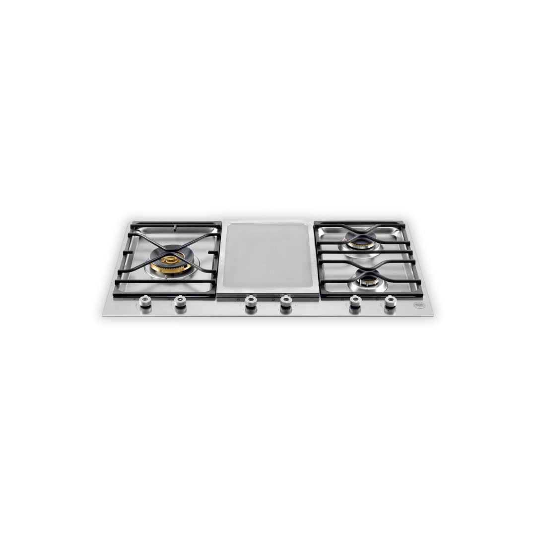 Bertazzoni - Professional - 90cm 3 - Segment 3 - Burner Gas/Griddle Hob - Carvers Interiors - Bertazzoni