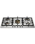 Bertazzoni - Professional - 90cm Gas Hob with Central Dual Wok - Carvers Interiors - Bertazzoni