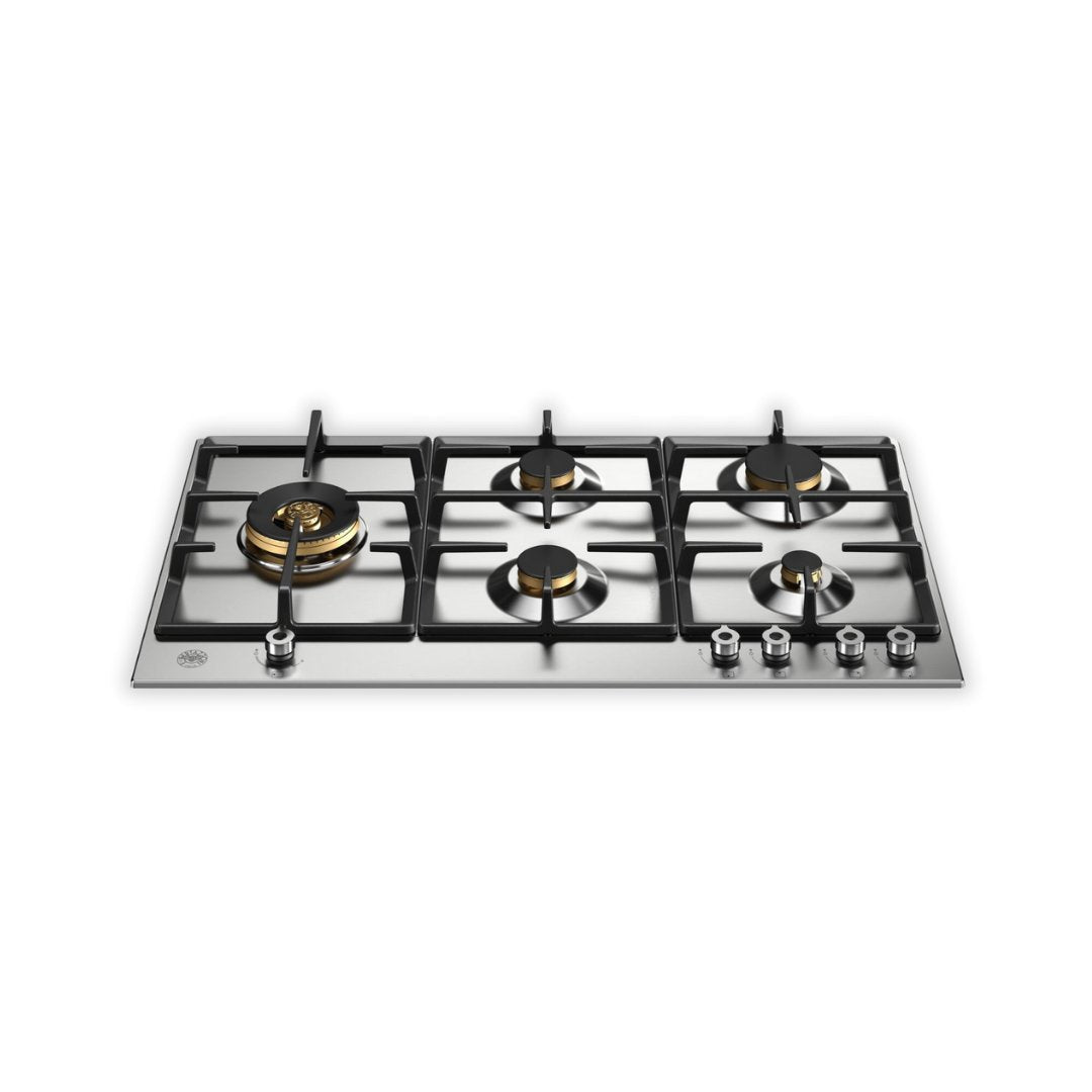 Bertazzoni - Professional - 90cm Gas Hob with Lateral Dual Wok - Carvers Interiors - Bertazzoni