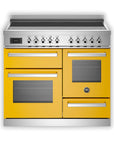 Bertazzoni Professional Series 100cm Induction XG Range Cooker - Yellow - Carvers Interiors - Carvers Interior