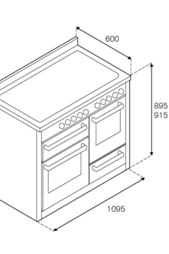 Bertazzoni Professional Series 110cm Induction XG Cooker - Carvers Interiors - Cookers and Bathroom Showroom Wolverhampton