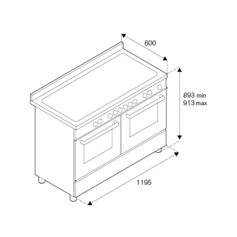 Bertazzoni Professional Series 120cm DF Twin Cooker - Carvers Interiors - Cookers and Bathroom Showroom Wolverhampton