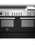 Bertazzoni Professional Series 120cm Induction Twin Cooker - Black - Carvers Interiors - Carvers Interior