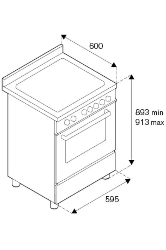 Bertazzoni Professional Series 60cm DF Single Cooker - Carvers Interiors - Cookers and Bathroom Showroom Wolverhampton