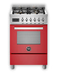 Bertazzoni Professional Series 60cm DF Single Cooker - Red - Carvers Interiors - Carvers Interior