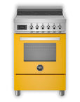 Bertazzoni Professional Series 60cm Induction Single Cooker - Yellow - Carvers Interiors - Carvers Interior