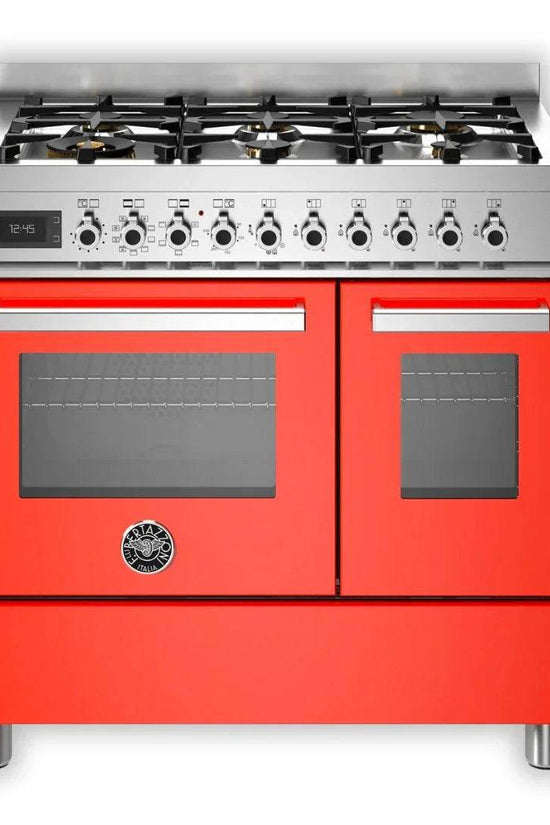 Bertazzoni Professional Series 90cm Dual Fuel Range Cooker with Electric Double Oven - Carvers Interiors - Cookers and Bathroom Showroom Wolverhampton
