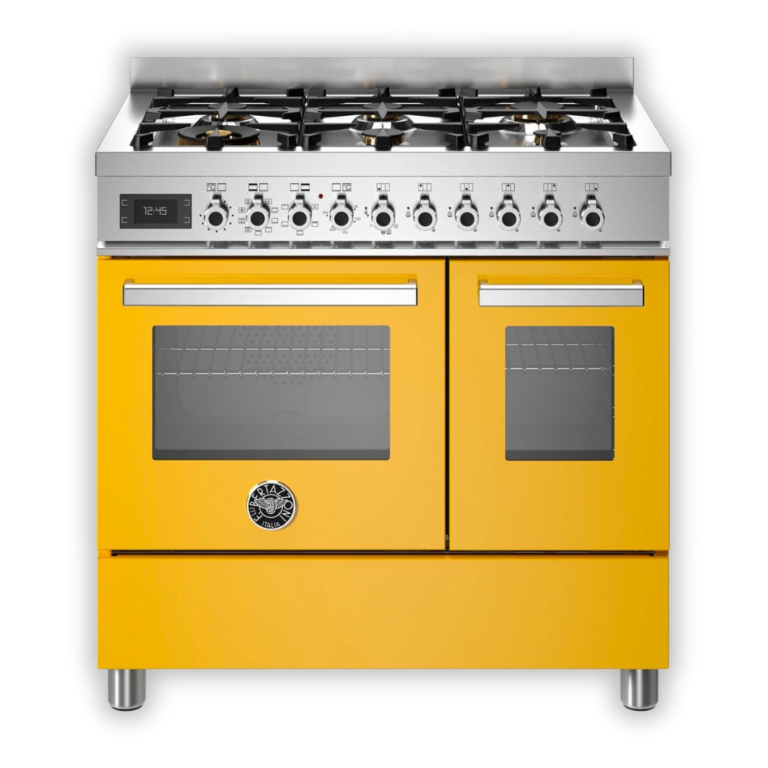 Bertazzoni Professional Series 90cm Dual Fuel Range Cooker with Electric Double Oven - Carvers Interiors - Carvers Interior