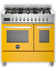 Bertazzoni Professional Series 90cm Dual Fuel Range Cooker with Electric Double Oven - Carvers Interiors - Carvers Interior